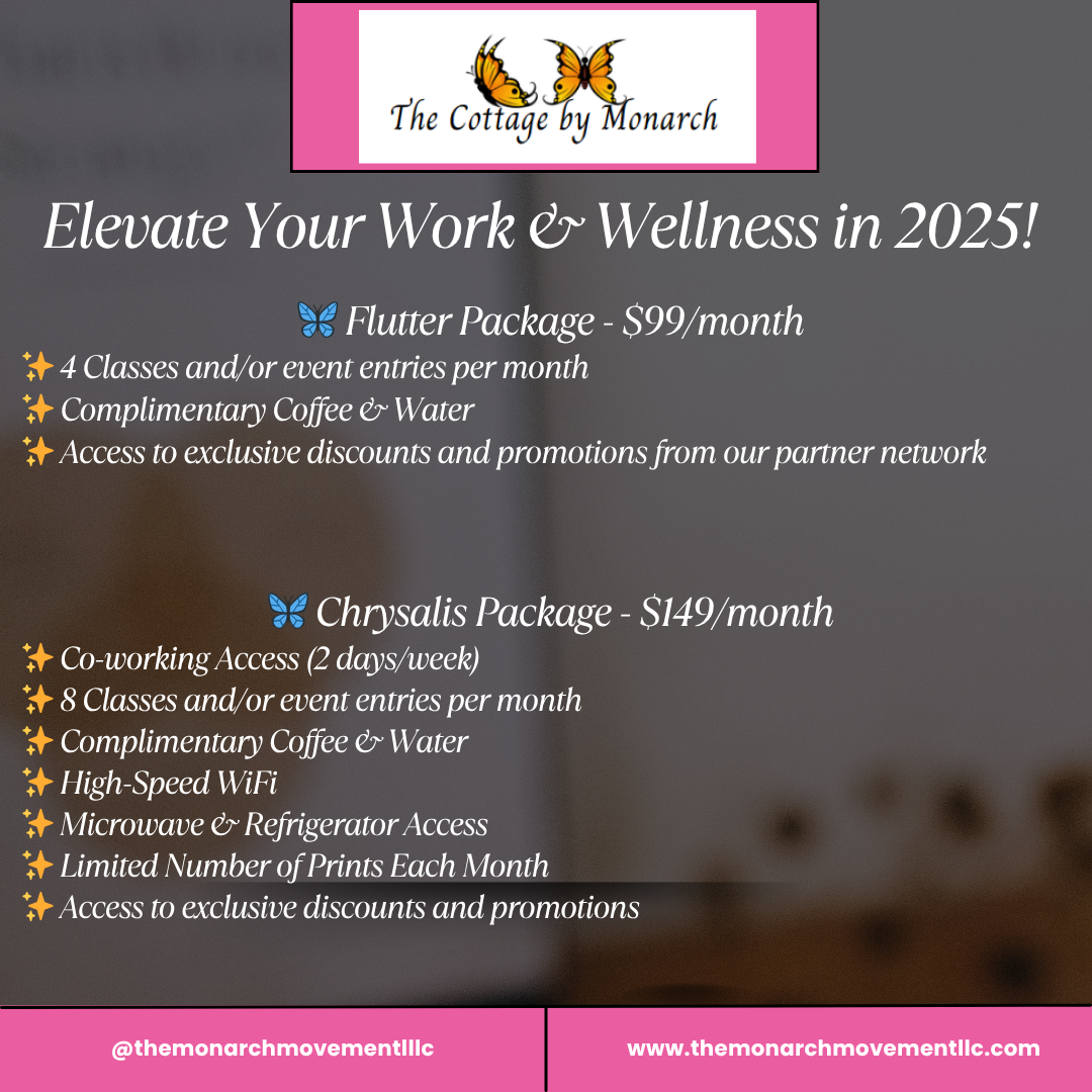 2025 Cottage by Monarch Membership Packages