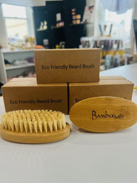 Bamboo - Vegan Beard Grooming Brush | Men's Bestseller - BAMBOO SWITCH