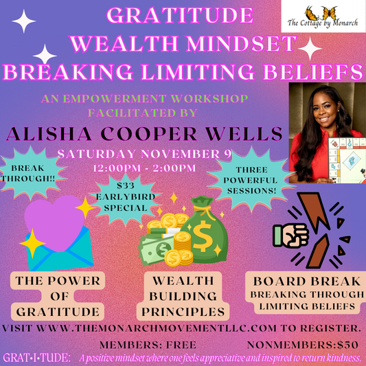 GRATITUDE, WEALTH MINDSET, AND BREAKING LIMITING BELIEFS WITH ALISHA COOPER WELLS