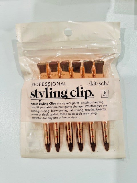 KITSCH Rose Gold Styling Clips