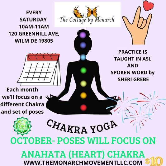 CHAKRA YOGA WITH SHERI GREBE - SATURDAYS 10AM -11AM