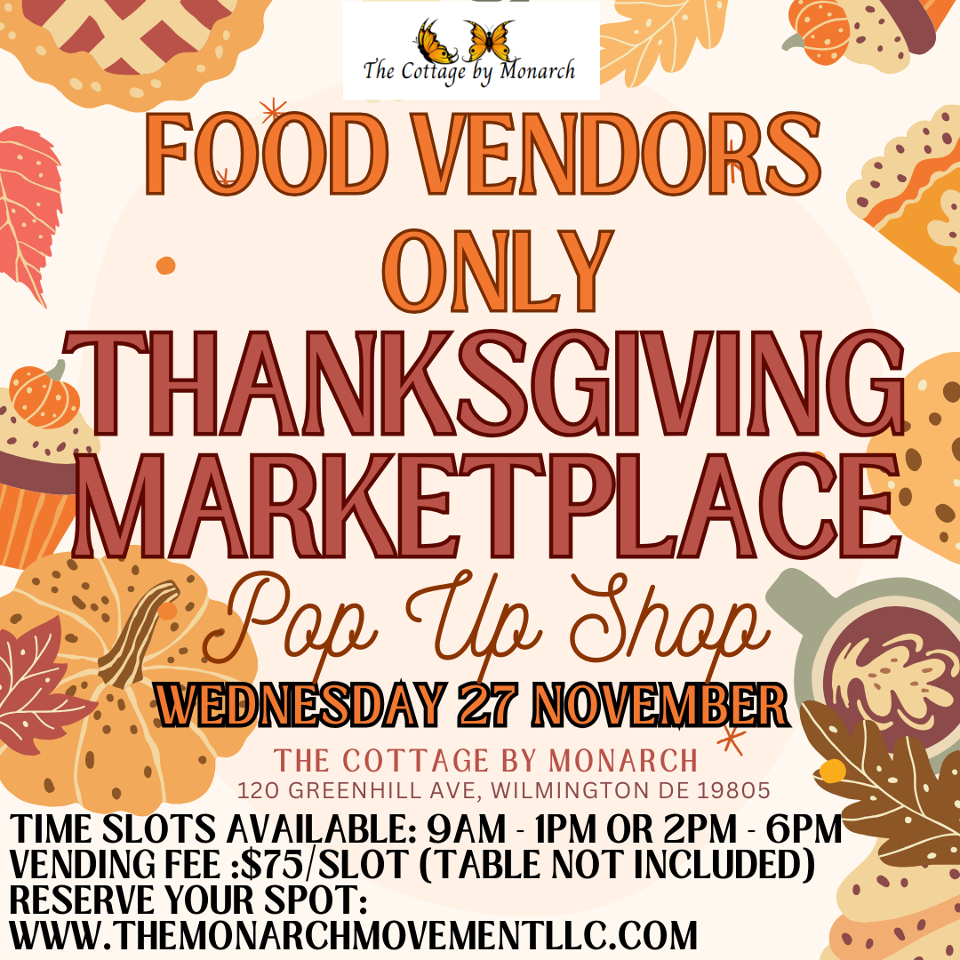 Thanksgiving Marketplace Pop-Up Shop - VENDOR SIGN UP