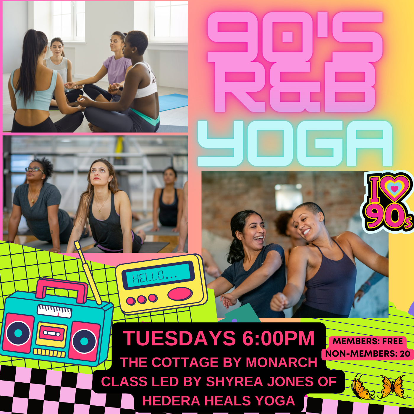 90's R&B Yoga with Shyrea Jones