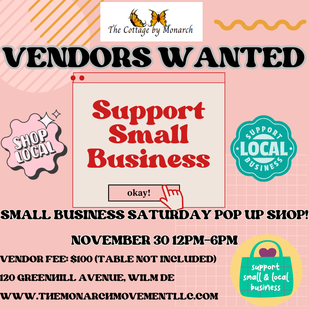 Small Business Saturday Pop-Up Shop - VENDOR SIGN UP