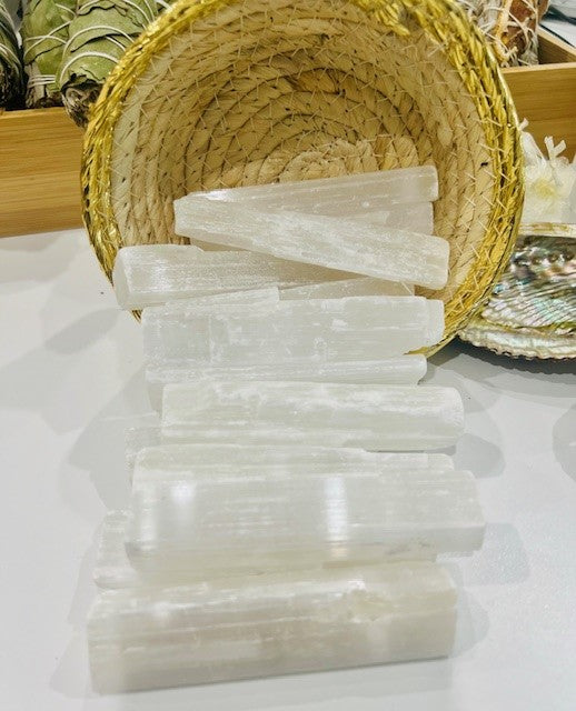 Selenite Crystal Wands (4 inch)