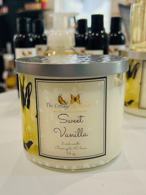 Sweet Vanilla - 3 Wick Candle